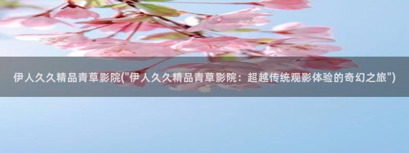 综合伊人久久影院